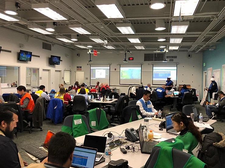 Kokomo was invited to witness EOC in Action